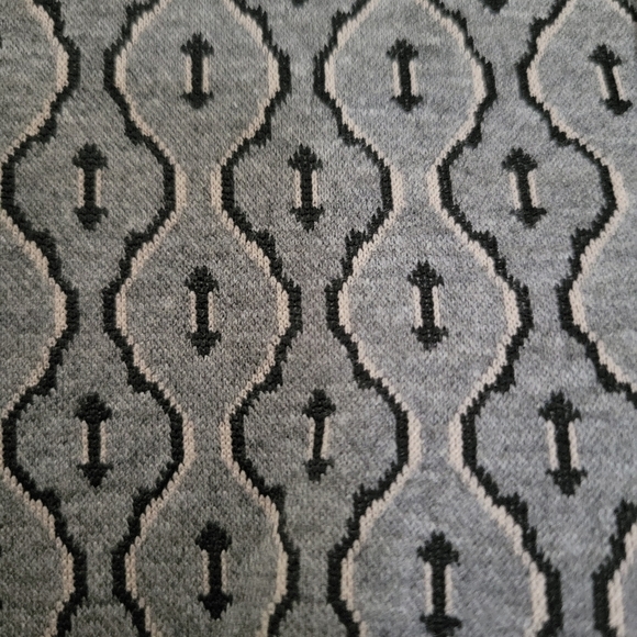 Lucky Brand knit V-neck Button front dress billowy balloon sleeve dress size L - Picture 12 of 12